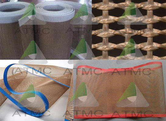 satın al Sıcaklığa dayanıklı  kaplı kumaş KEMER TF PTFE kaplı taşıyıcı kemerler çevrimiçi üretim